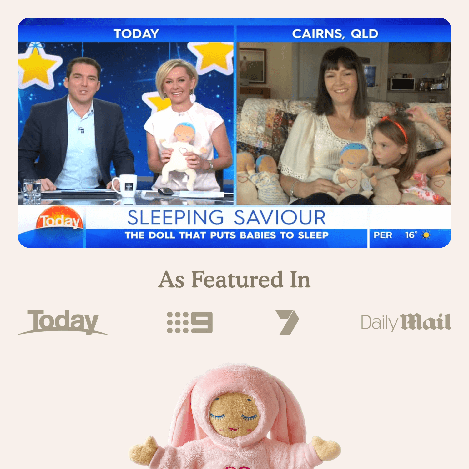 Lulla doll by RoRo - Sleep companion for babies Lulla Doll USA Lulla doll by RoRo - Sleep companion for babies Lulla Doll USA